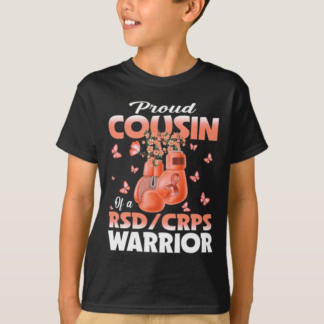 Stolzer Cousin eines Rsd-Crps-Krieger-Bewusstseins T-Shirt (Vorderseite)