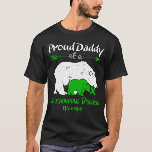 Stolzer Daddy Bär Mitochondrienerkrankung-Bewussts T-Shirt