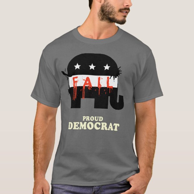 Stolzer Demokrat T-Shirt (Vorderseite)