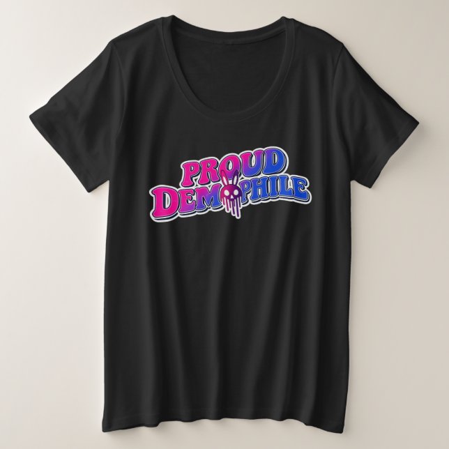 Stolzer Demophiler Große Größe T-Shirt (Design vorne)