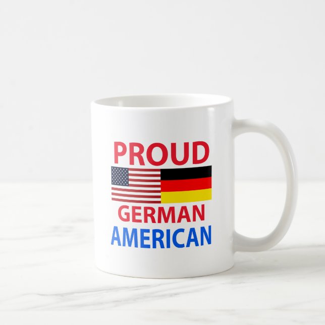 Stolzer deutscher Amerikaner Kaffeetasse (Rechts)