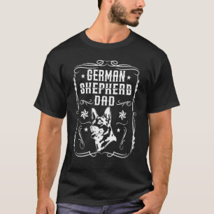 stolzer deutscher Schäferhund-Vater Trainer Hund V T-Shirt