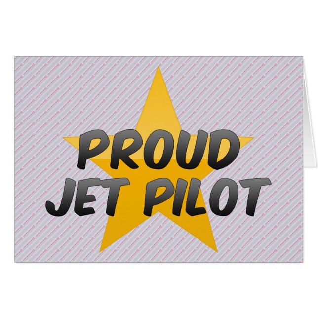 Stolzer Düsenpilot (Vorderseite (Horizontal))
