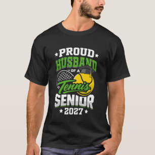 Stolzer Ehemann einer Tennis-Absolventin der Absch T-Shirt