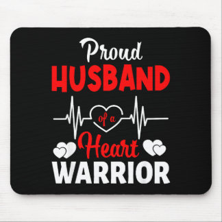 Stolzer Ehemann eines Herzens Kriegers CHD-Bewusst Mousepad