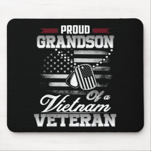 Stolzer Enkel eines vietnamesischen Veteranen-Shir Mousepad