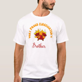 Stolzer Feuerwehrmann oder Feuerwehrmann-Abschlag T-Shirt