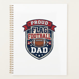 Stolzer Flag Football Vater Vintage Patriotisches Planer