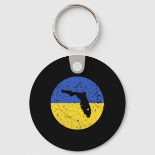 Stolzer Floridian-ukrainischer aus Florida Ukraine Schlüsselanhänger