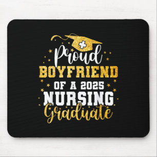 Stolzer Freund Cl von 2025 Absolvent der Krankenpf Mousepad