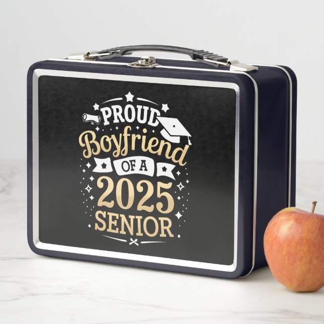 Stolzer Freund eines 2025-Graduate-Abschlusses Metall Brotdose (Beispiel)