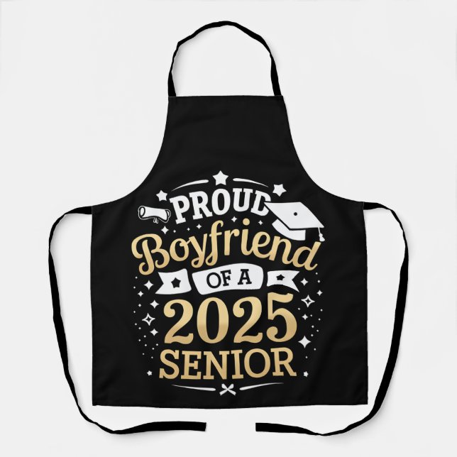 Stolzer Freund eines 2025-Graduate-Abschlusses Schürze (Vorderseite)