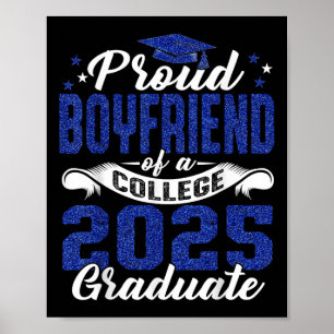 Stolzer Freund eines College-Absolventen 2025 T-Sh Poster