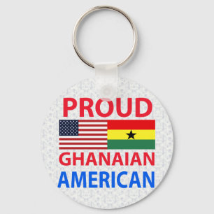 Stolzer ghanaischer Amerikaner Schlüsselanhänger