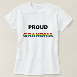 Stolzer Großmutter-Regenbogen LGBT T-Shirt