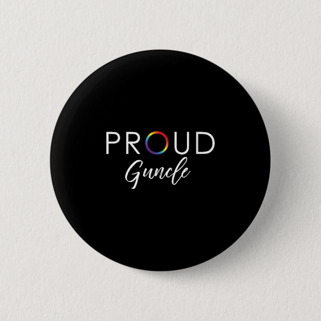 Stolzer Guncle Süßes Lgbtq Pride Month Geschenk _1 Button (Vorderseite)