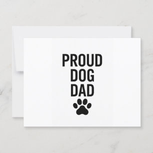 Stolzer Hundepapa – Lustiges Geschenk für Haustier Postkarte