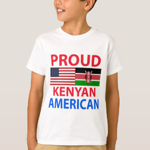 Stolzer Kenyan-Amerikaner T-Shirt