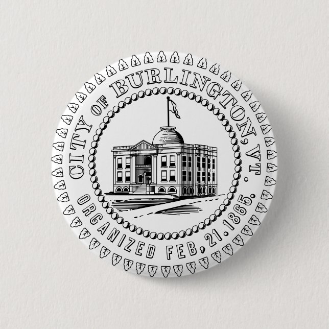 Stolzer Knopf Burlingtons Button (Vorderseite)