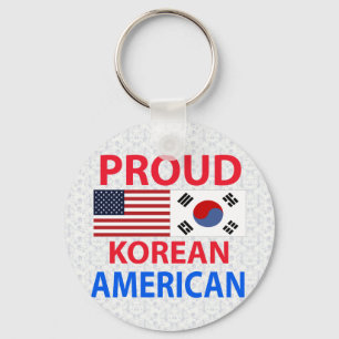Stolzer koreanischer Amerikaner Schlüsselanhänger