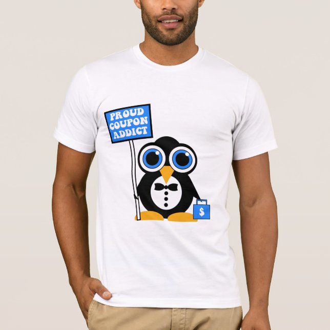 stolzer Kuponsüchtiger T-Shirt (Vorderseite)