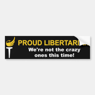 Stolzer liberalistischer Autoaufkleber