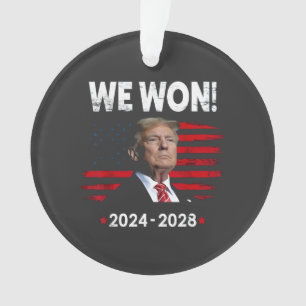 Stolzer Maga Präsident Trump gewann am Tag der Amt Ornament