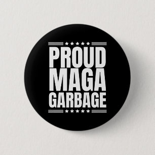 Stolzer Mega-Müll Trump-Anhänger 8 Button