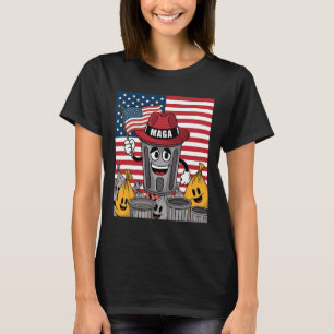 Stolzer Mega-Müll Trump-Anhänger Mülltonnen-Carto T-Shirt
