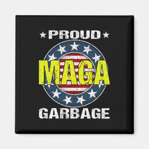 Stolzer Mega-Müll Trump-Anhänger Präsident USA 47 Magnet