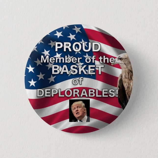STOLZER Mitgliedskorb des DEPLORABLES Button (Vorderseite)