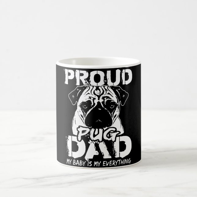 Stolzer Mops-Vater Kaffeetasse (Mittel)