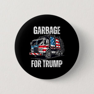Stolzer Müll Trump Unterstützer Müll Für Trump Su Button