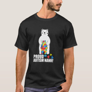 Stolzer Nanny Bär Autismus-Bewusstsein Liebt Autis T-Shirt