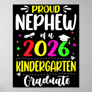 Stolzer Neffe Cl von 2026 Kindergarten-Absolvent K Poster