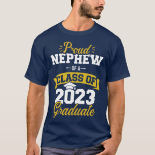 Stolzer Neffe einer Klasse von 2023 Graduierte hoh T-Shirt