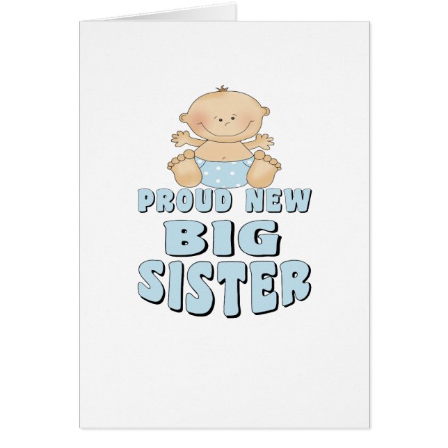 Stolzer neuer große Schwester-Junge (Vorne)