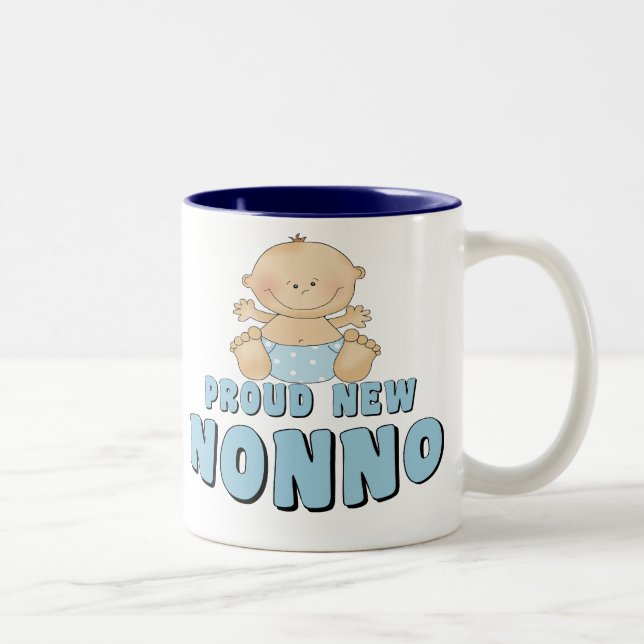 STOLZER NEUER Nonno Junge Zweifarbige Tasse (Rechts)
