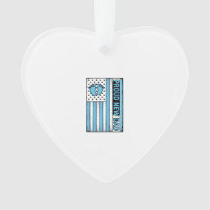 stolzer neuer Vater Babyfüße Flagge Vektor Design_ Ornament