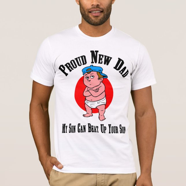 Stolzer neuer Vater-T - Shirt (Vorderseite)