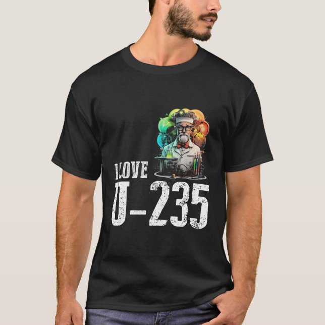 Stolzer Nuklearer Ingenieur für Nukleare Beruflich T-Shirt (Vorderseite)
