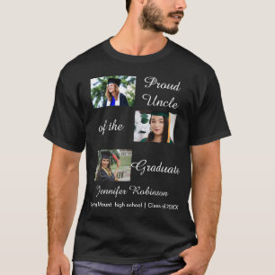 Stolzer Onkel des Absolventen Benutzerdefinierte F T-Shirt