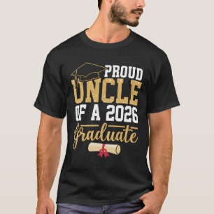Stolzer Onkel eines Absolventen der Klasse 2026 Sr T-Shirt