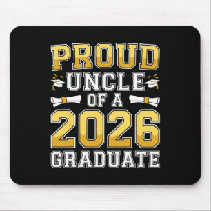 Stolzer Onkel eines Absolventen von 2026 T-Shirt C Mousepad