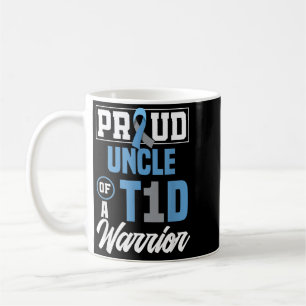 Stolzer Onkel eines T1d-Kriegers Diabetes-Bewussts Kaffeetasse