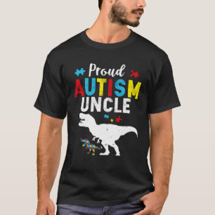 Stolzer Onkel mit Autismus Familienübereinstimmung T-Shirt