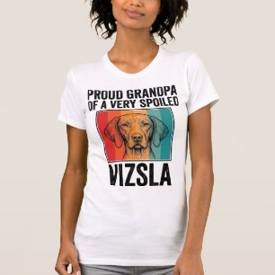Stolzer Opa Vizsla Vintage Hundeliebhaber Design_1 T-Shirt