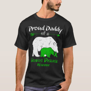 Stolzer Papa eines Graves-Krankheits-Bewusstseins T-Shirt