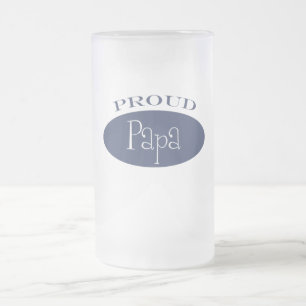 stolzer Papa Mattglas Bierglas
