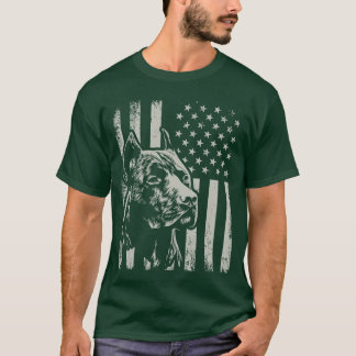 Stolzer patriotischer Pitbull-Besitzer Liebhaber a T-Shirt
